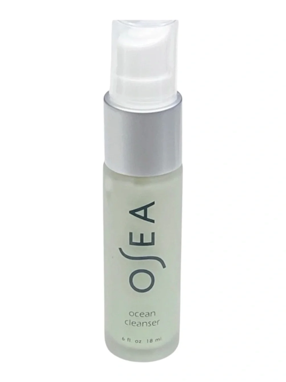 new OSEA ᯾ Algae Seaweed Radiance Ocean Cleanser ᯾ Luxe Travel Glass Jar ᯾ Boxed